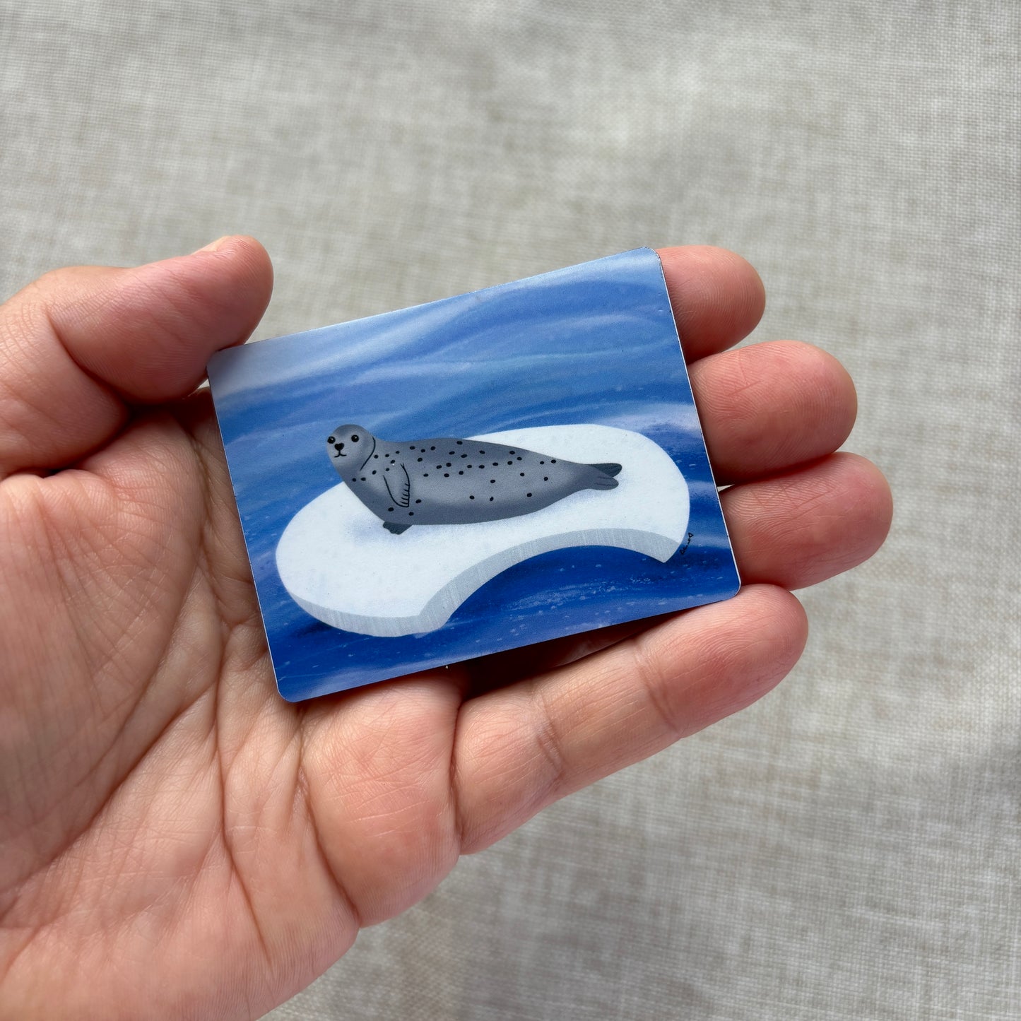 Printed Magnet - Seal on Ice