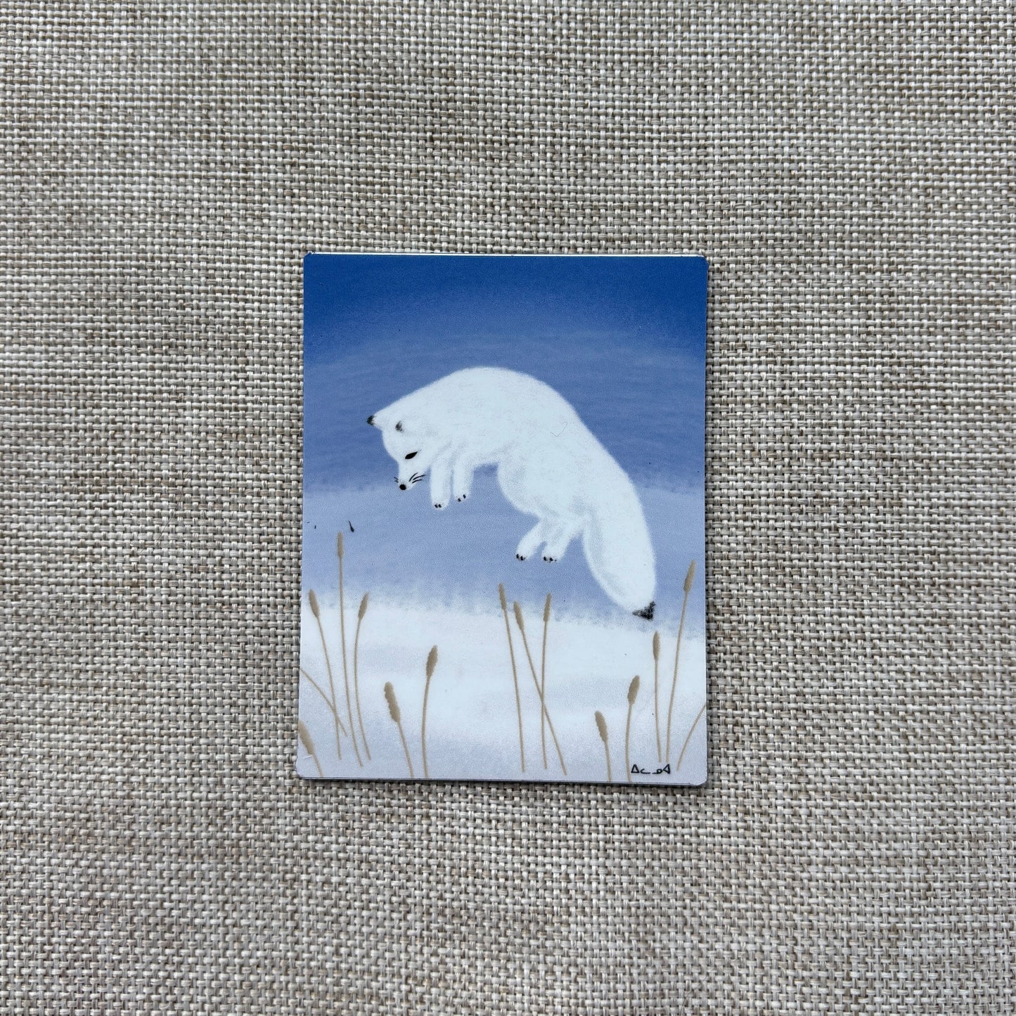Printed Magnet - Arctic Fox