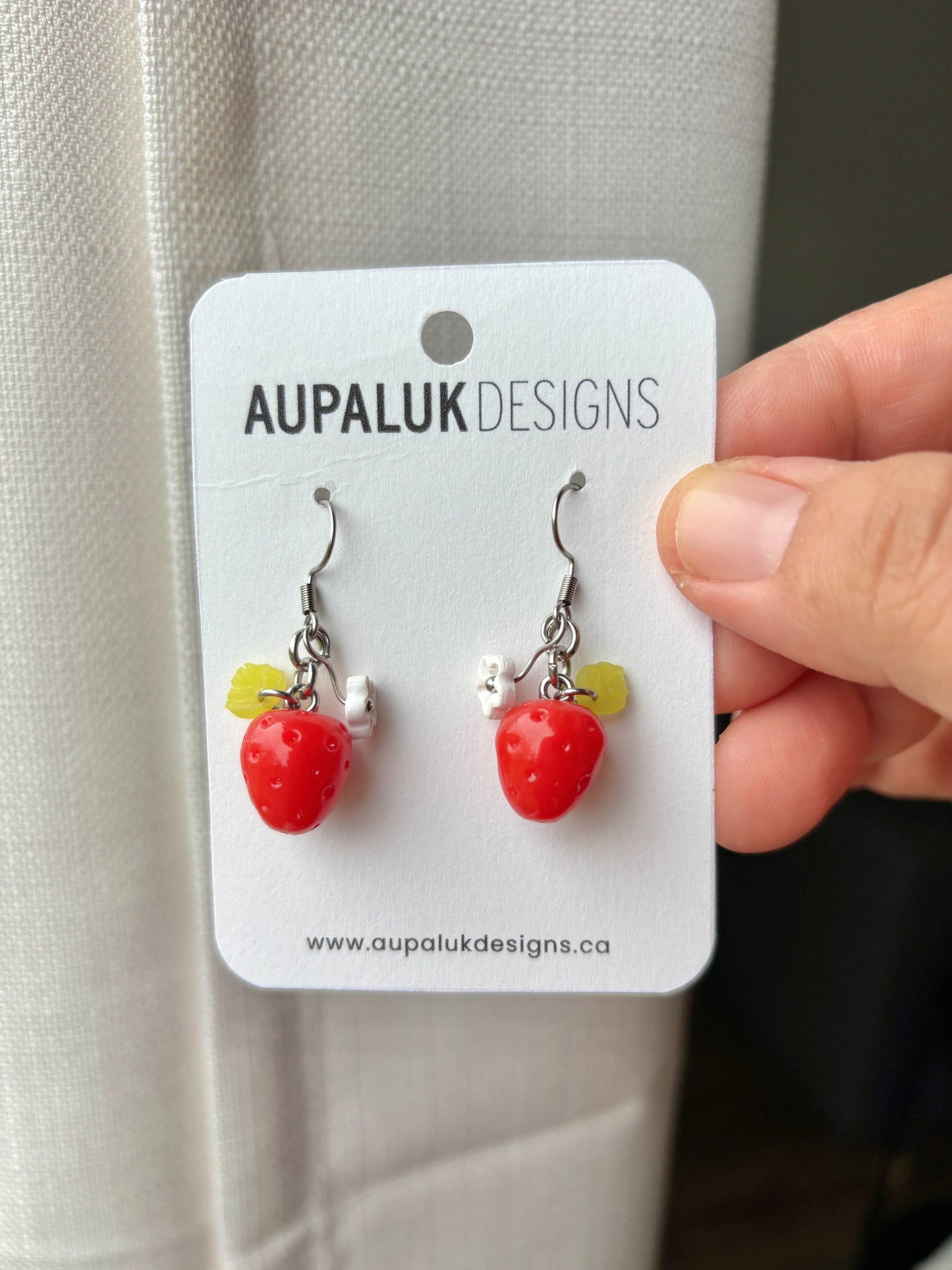 Strawberry Dangle Earrings