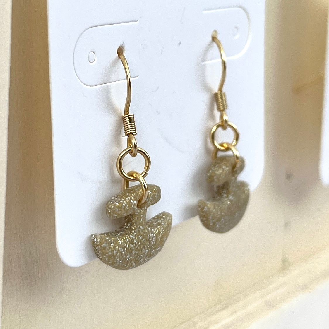 Ulu Drop Stud Earrings, Gold