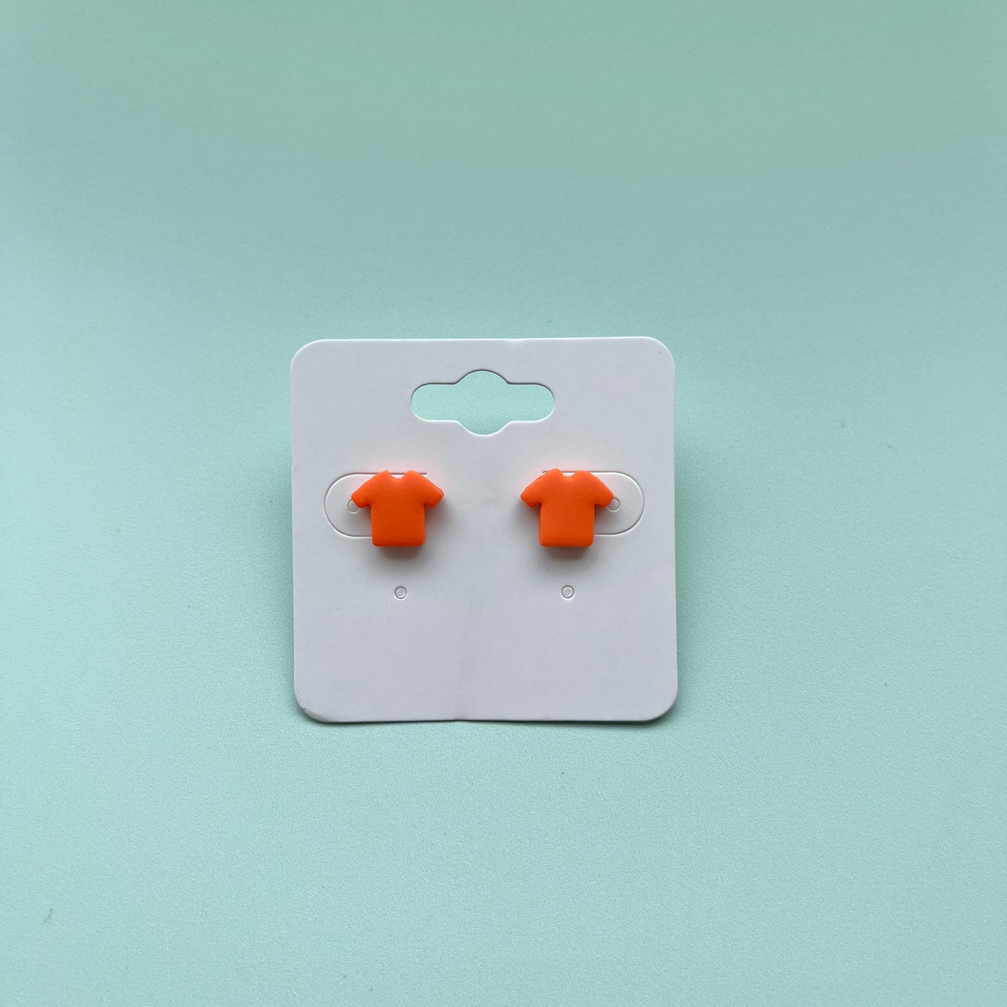 Orange Shirt Stud Earrings