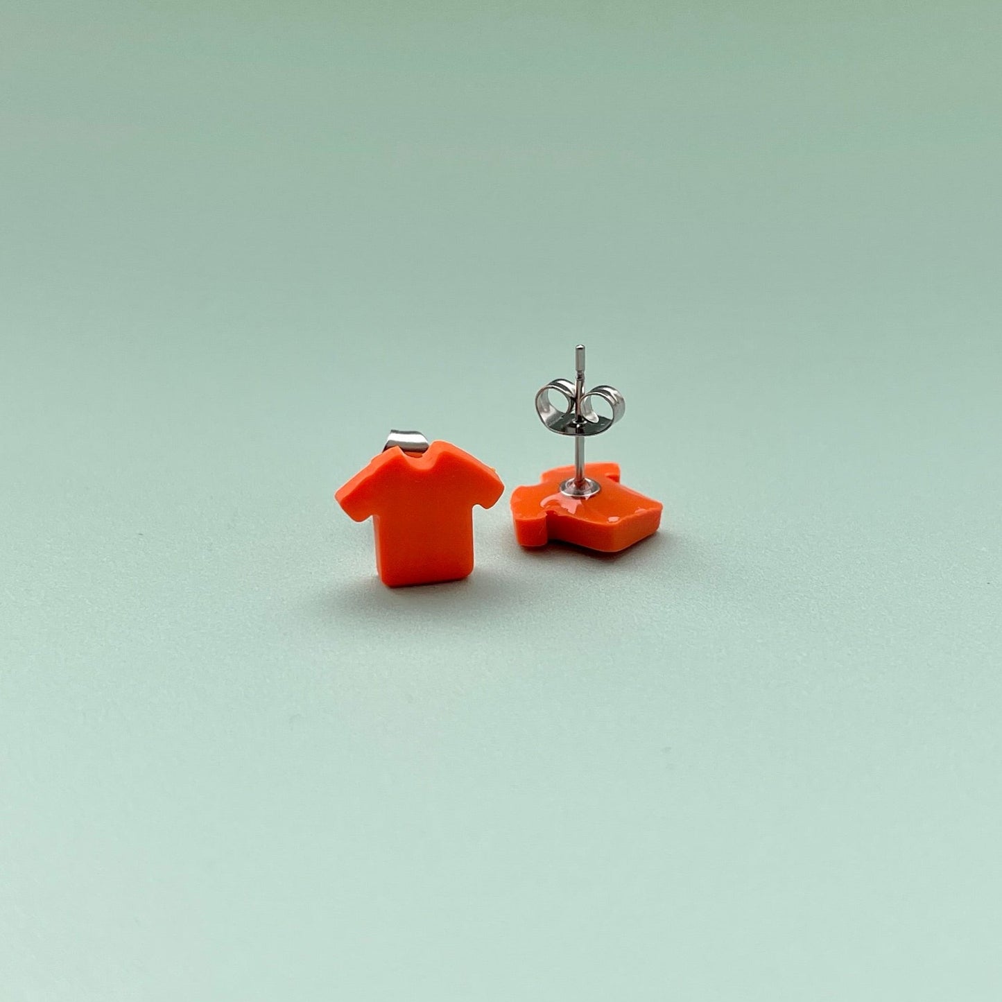 Orange Shirt Stud Earrings