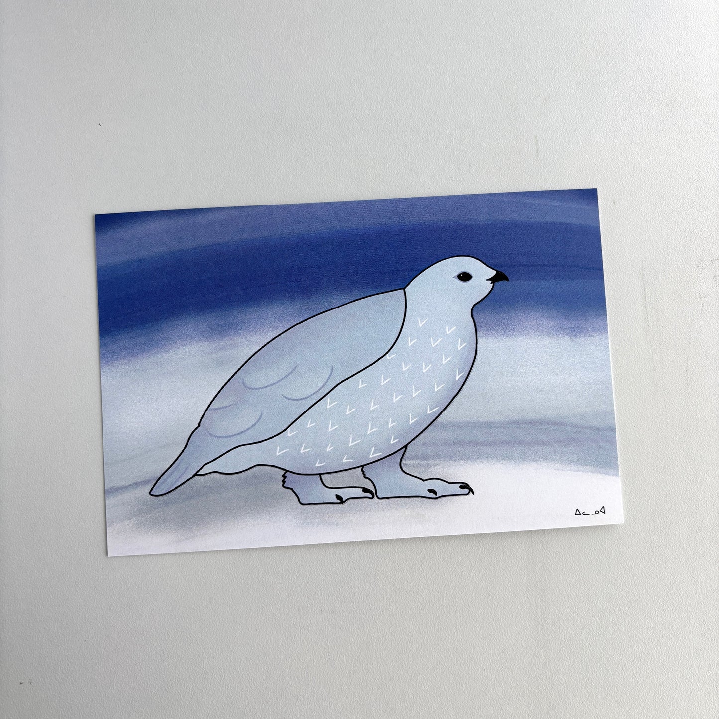Art Postcard - Ptarmigan