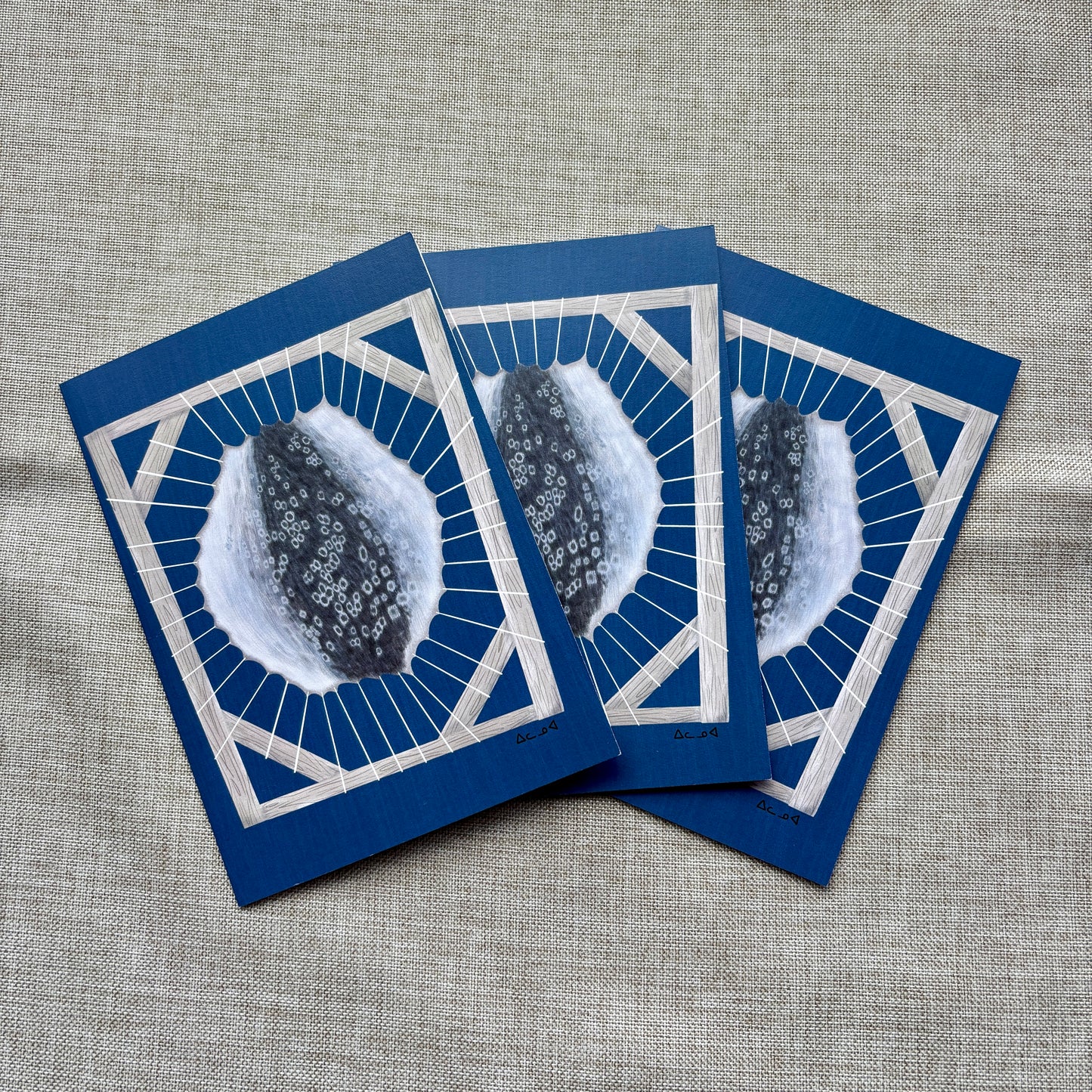 Sealskin Frame 5x7 Greeting Card