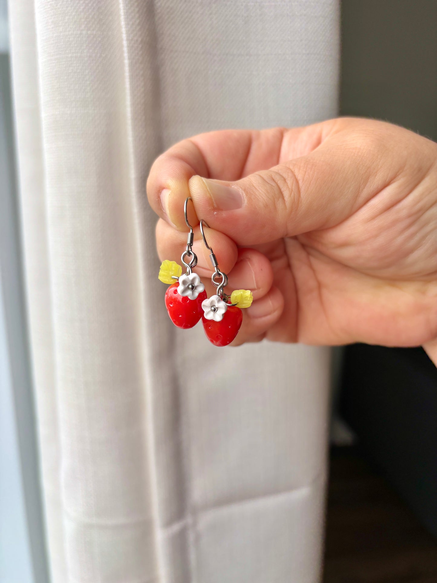 Strawberry Dangle Earrings