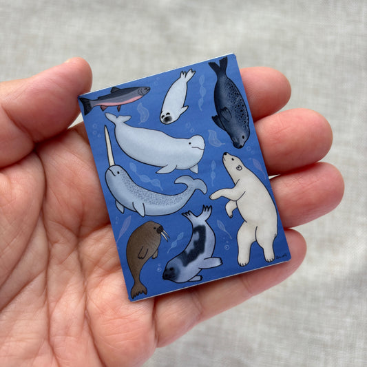 Printed Magnet - Arctic Sea Animals