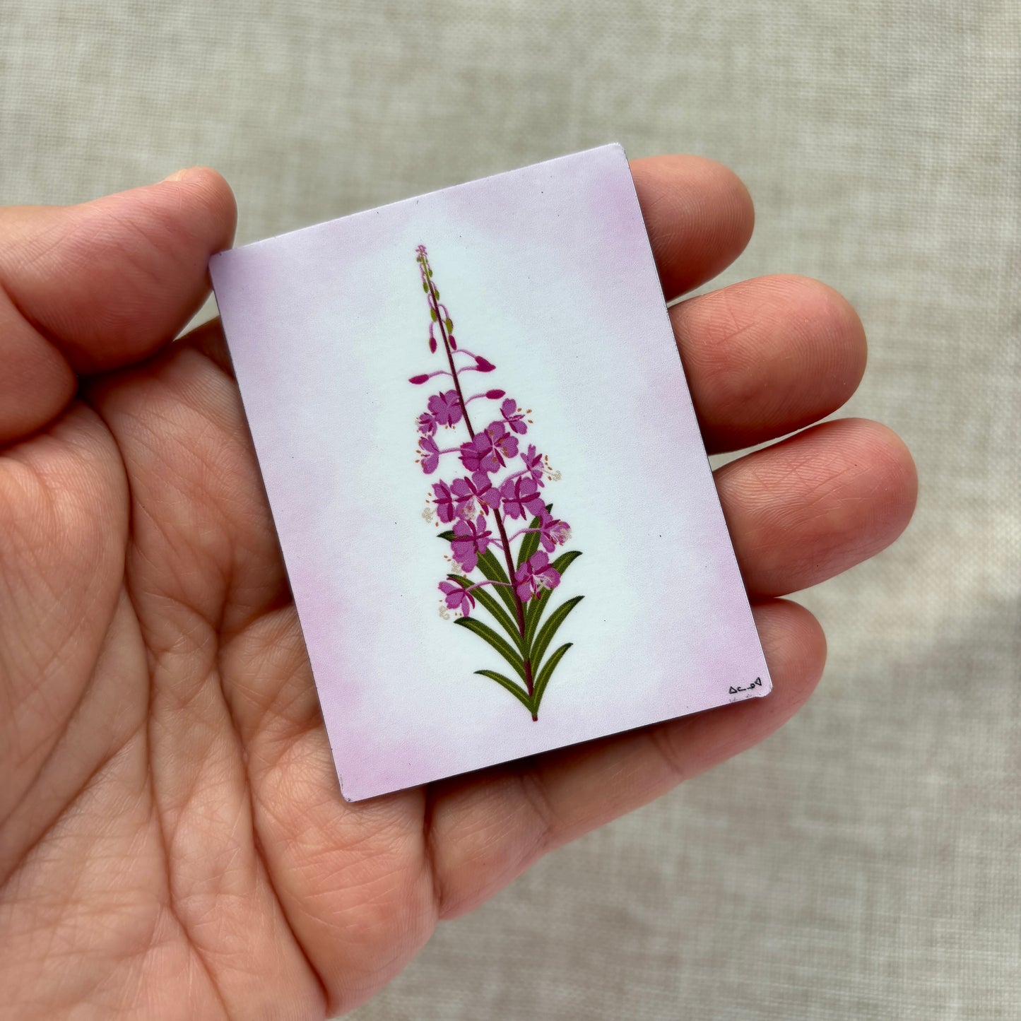 Printed Magnet - Fireweed