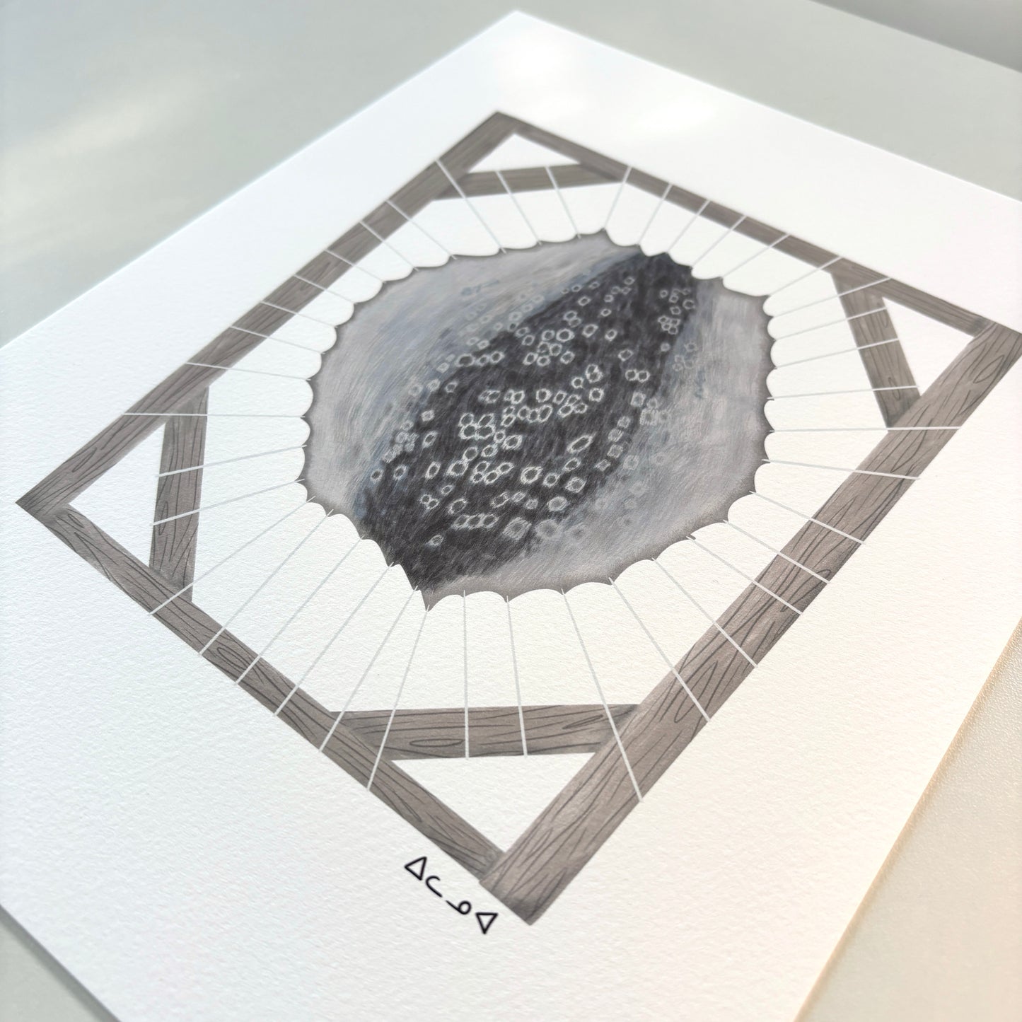 8x10 Art Print - Sealskin Frame