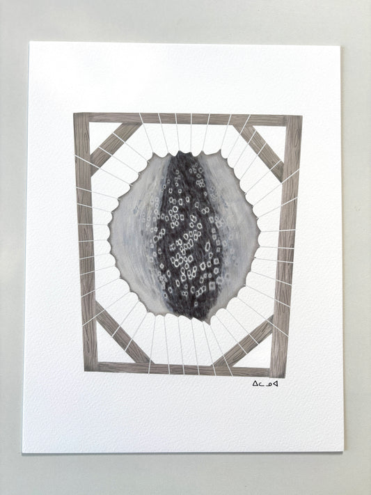 8x10 Art Print - Sealskin Frame