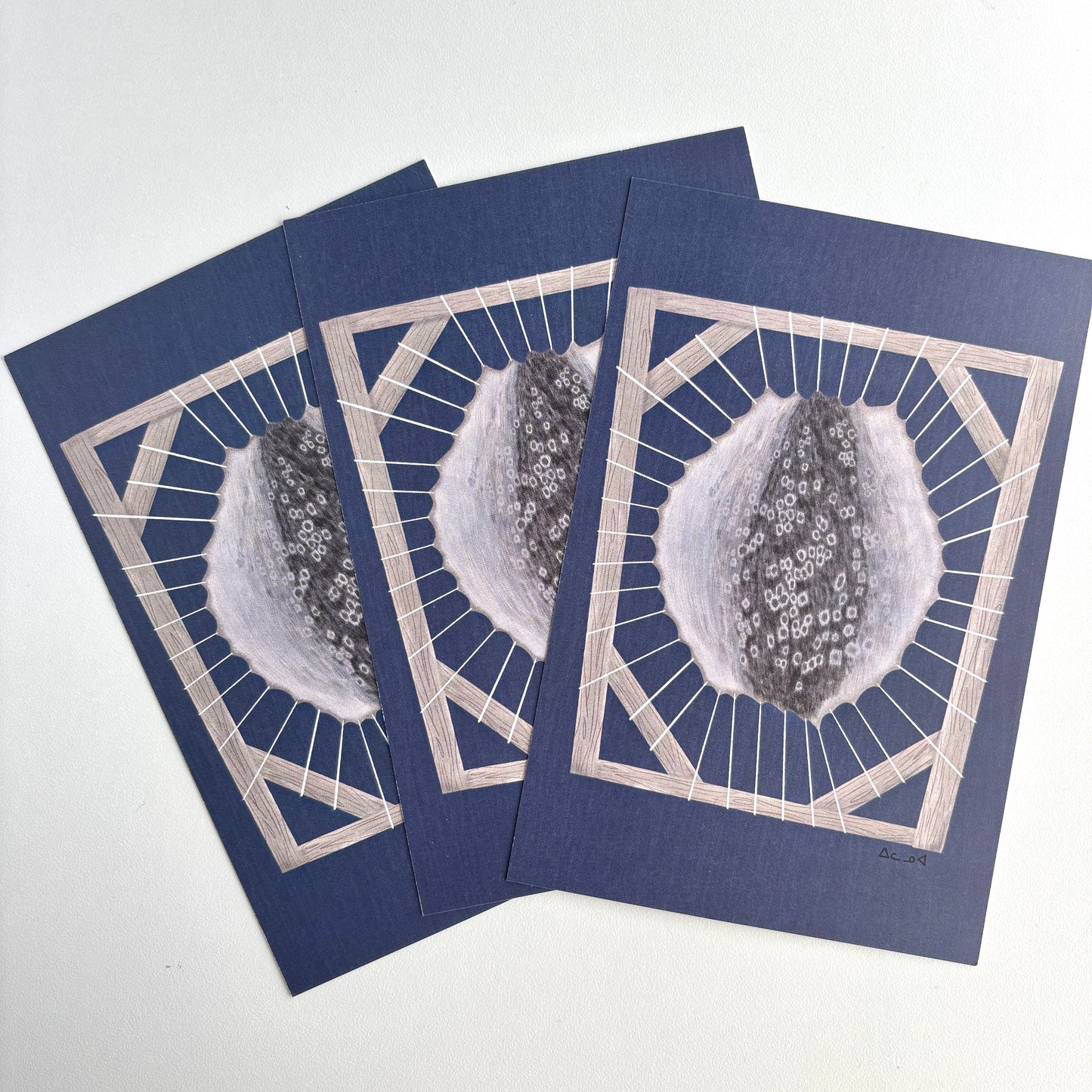 Art Postcard - Sealskin Frame